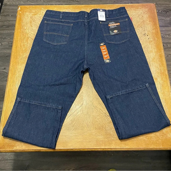 NWT Mens Dickies 5 Pocket Work Jeans 50 x 30 Regular Fit Straight Leg Jeans NWT - Picture 2 of 7
